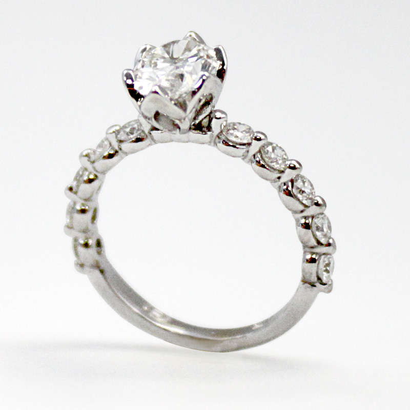 Oval Tulip Engagement Ring - Bentley Diamond